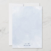 カ航海のマリマ国旗モノグ結婚ラム セーブザデート (裏面)