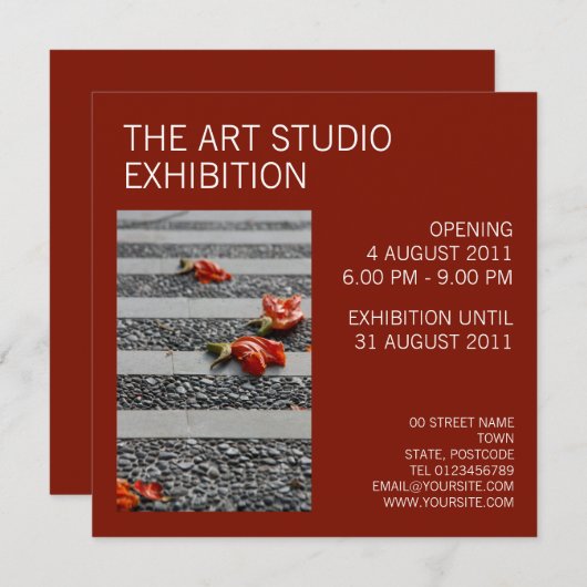 カ落ちたルミン招待状 招待状 (正面/裏面)