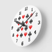 カ遊ード訴訟：壁時計 ラウンド壁時計 (傾斜)