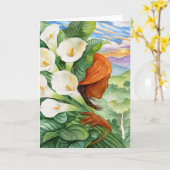 カ運ラユリ カード (黄色い花)