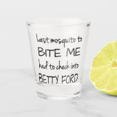 カ飲モカ | おもしろい大人アルコールのユーモア引用文 ショットグラス (正面)