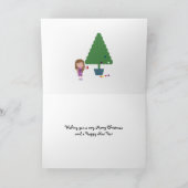 『カ飾ワイト・ザ・ツリー・クリスマス・グリーティング・カード』 シーズンカード (内部)