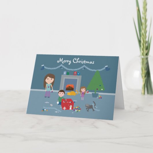 『カ飾ワイト・ザ・ツリー・クリスマス・グリーティング・カード』 シーズンカード (正面)