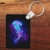 カ鮮やかラークラ白熱［赤熱］光を放つゲ キーホルダー (裏面)