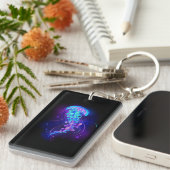 カ鮮やかラークラ白熱［赤熱］光を放つゲ キーホルダー (正面右)