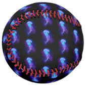 カ鮮やかラークラ白熱［赤熱］光を放つゲ ソフトボール (正面左)