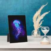 カ鮮やかラークラ白熱［赤熱］光を放つゲ フォトプラーク (側面)