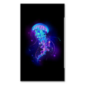 カ鮮やかラークラ白熱［赤熱］光を放つゲ マグネット名刺 (正面縦)