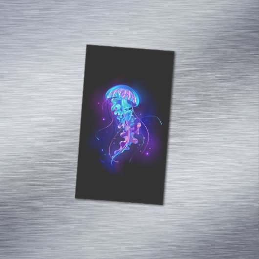 カ鮮やかラークラ白熱［赤熱］光を放つゲ マグネット名刺 (インサイチュ)