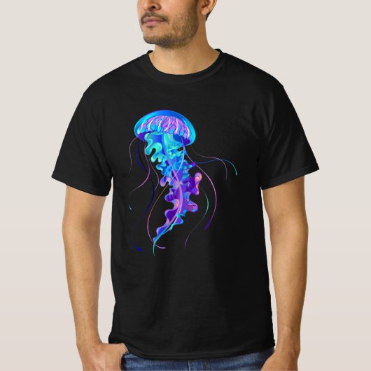 カ鮮やかラークラ白熱［赤熱］光を放つゲ Tシャツ (正面)