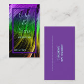 カ鮮やかラーストランド名刺2 予約カード (正面/裏面)