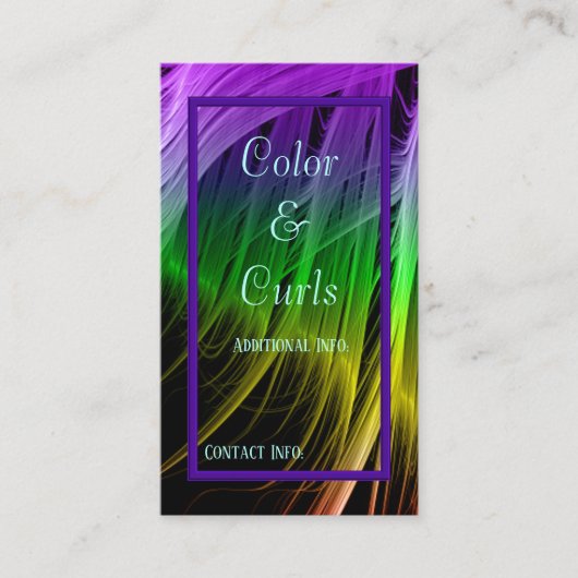 カ鮮やかラーストランド名刺2 予約カード (正面)