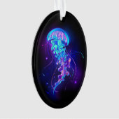 カ鮮やかラ白熱［赤熱］光を放つゲリ オーナメント (正面)