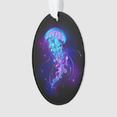 カ鮮やかラ白熱［赤熱］光を放つゲリ オーナメント (正面)