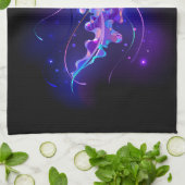 カ鮮やかラ白熱［赤熱］光を放つゲリ キッチンタオル (折り畳み)