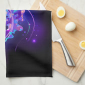 カ鮮やかラ白熱［赤熱］光を放つゲリ キッチンタオル (四つ折り)