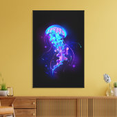 カ鮮やかラ白熱［赤熱］光を放つゲリ キャンバスプリント (インサイチュ (リビング))