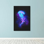 カ鮮やかラ白熱［赤熱］光を放つゲリ キャンバスプリント (インサイチュ (ウッドフロア))