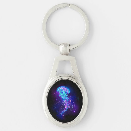 カ鮮やかラ白熱［赤熱］光を放つゲリ キーホルダー (正面)