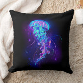 カ鮮やかラ白熱［赤熱］光を放つゲリ クッション (ブランケット)