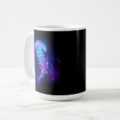 カ鮮やかラ白熱［赤熱］光を放つゲリ コーヒーマグカップ (正面左)