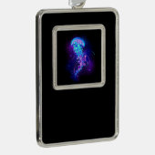 カ鮮やかラ白熱［赤熱］光を放つゲリ シルバープレートフレームオーナメント (右)