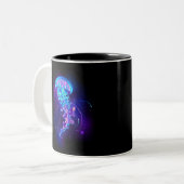 カ鮮やかラ白熱［赤熱］光を放つゲリ ツートーンマグカップ (正面左)