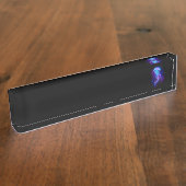 カ鮮やかラ白熱［赤熱］光を放つゲリ デスクネームプレート (側面)