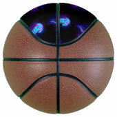 カ鮮やかラ白熱［赤熱］光を放つゲリ バスケットボール (右)