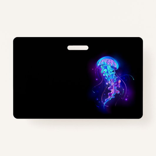 カ鮮やかラ白熱［赤熱］光を放つゲリ バッジ (正面)