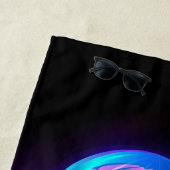 カ鮮やかラ白熱［赤熱］光を放つゲリ ビーチタオル (インサイチュ)