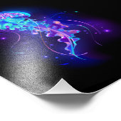 カ鮮やかラ白熱［赤熱］光を放つゲリ フォトプリント            (角)