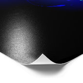 カ鮮やかラ白熱［赤熱］光を放つゲリ フォトプリント            (角)