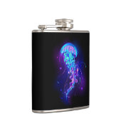 カ鮮やかラ白熱［赤熱］光を放つゲリ フラスク (右)