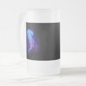 カ鮮やかラ白熱［赤熱］光を放つゲリ フロストグラスビールジョッキ (正面左)