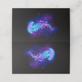 カ鮮やかラ白熱［赤熱］光を放つゲリ プレイスカード (外部開封)