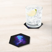 カ鮮やかラ白熱［赤熱］光を放つゲリ ペーパーコースター (インサイチュ)