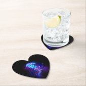 カ鮮やかラ白熱［赤熱］光を放つゲリ ペーパーコースター (インサイチュ)