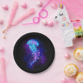 カ鮮やかラ白熱［赤熱］光を放つゲリ ペーパープレート (パーティー)