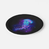 カ鮮やかラ白熱［赤熱］光を放つゲリ ペーパープレート (アングル)