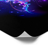 カ鮮やかラ白熱［赤熱］光を放つゲリ ポスター (角)