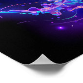 カ鮮やかラ白熱［赤熱］光を放つゲリ ポスター (角)