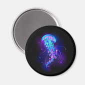 カ鮮やかラ白熱［赤熱］光を放つゲリ マグネット (正面/裏面)