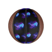 カ鮮やかラ白熱［赤熱］光を放つゲリ ミニバスケットボール (縦)