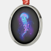 カ鮮やかラ白熱［赤熱］光を放つゲリ メタルオーナメント (左)