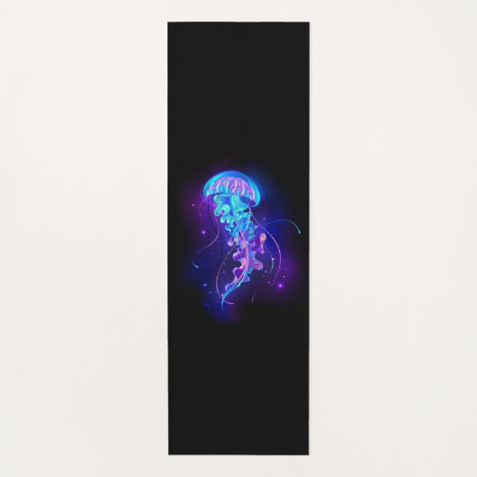 カ鮮やかラ白熱［赤熱］光を放つゲリ ヨガマット (正面)