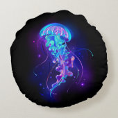 カ鮮やかラ白熱［赤熱］光を放つゲリ ラウンドクッション (裏面)