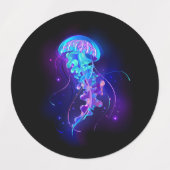 カ鮮やかラ白熱［赤熱］光を放つゲリ ラベル (デザイン2)