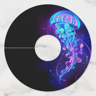 カ鮮やかラ白熱［赤熱］光を放つゲリ ワイングラスタグ