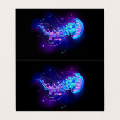 カ鮮やかラ白熱［赤熱］光を放つゲリ 名刺 (外部フラット)